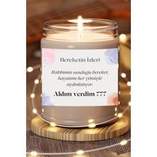 Dodo Candles Bereketin Izleri | Aldım Verdim 777 | Ylang Ylang Kokulu Mum | Meditasyon Mumları Mk-257