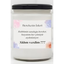 Dodo Candles Bereketin Izleri | Aldım Verdim 777 | Ylang Ylang Kokulu Mum | Meditasyon Mumları Mk-257