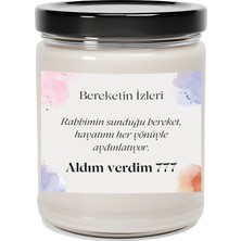 Dodo Candles Bereketin Izleri | Aldım Verdim 777 | Ylang Ylang Kokulu Mum | Meditasyon Mumları Mk-257