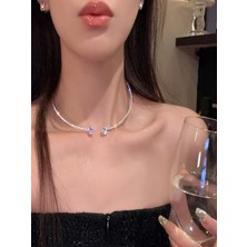 Moda Kalp Yaka Gerdanlık Kolye