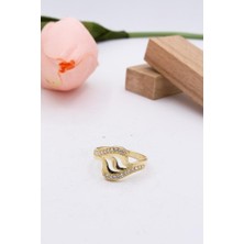 Latif Kuyumcu 14 Ayar Altın Yüzük Taşlı Kadın Yüzük LKYZK1481