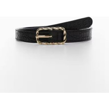 ZR Accessory Muadil Kroko Derili Burgu Tokalı Kadın Pantolon Kemeri, Ceket Kemeri, Elbise Kemeri, Gömlek Kemeri