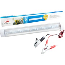 Ayt Powermaster 12 Volt 5 Watt T8 LED Akü Maşalı 30 cm Seyyar Aydınlatma Tamirci Lambası