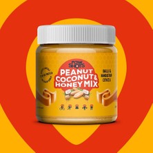 Rawshots Peanut Coconut & Honey Mix Yer Fıstığı Ezmesi 360G