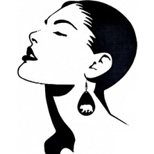 Market66 Ayı Damla Güçlü Hayvan Küpe Akrilik Plastik Figür Küpesi