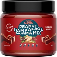 Rawshots Peanut Ham Kakao & Hurma Mix Yer Fıstığı Ezmesi 280G