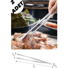 Hane216 Masterchef Pratik Cımbız Maşa Pişirme Cımbızı Çelik Maşa 30CM | Profesyonel Şef Cımbızı