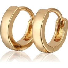 Market66 Mini Halka Küpe Sarı Altın Renk 1 cm