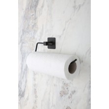 Store -Yapışkanlı Siyah Kağıt Rulo Havluluk, Peçetelik, Yapışkanlı Tasarım, Banyo Askısı