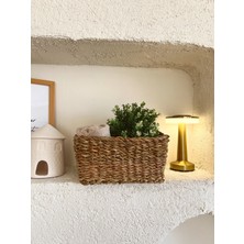 Kai Home Hasır 25X25X12CM Kare Düzenleyici/sepet/organizer