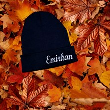 Stella Tasarım Kişiye Özel Isim Nakışlı Triko Bere