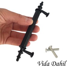 Glaswen 20 Adet Erciyes Kulp Siyah 96 mm Kulp Mobilya Mutfak Dolabı Çekmece Dolap Kapak Kulpu Kulbu Metal Kulpları