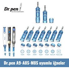 Dr.pen Dermapen Iğnesi (10 Adet) A9 - A8S - M8S Cihazları ile Uyumlu Iğneler