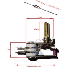 Populer Korkmaz A329-16 Tostkolik Tost Makinesi Termostatı ,mil  2 cm , +Termistör