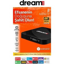 Dreamstar I1 Android Tv Box 2gb Ram 16GB Hafıza Android 12