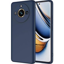 Microsonic Realme 11 Pro+ Kılıf Groovy Soft Lacivert