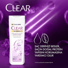 Clear Şampuan Women Vitamin Kopleksi 350 ml + Banyo Lifi Armağan