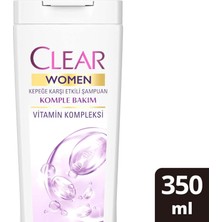 Clear Şampuan Women Vitamin Kopleksi 350 ml + Banyo Lifi Armağan