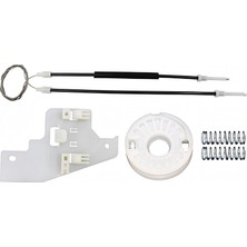 Skilit Samsun Oto Kilit Peugeot 407 Uyumlu 2004-2011 Arası Arka Sağ Kapı Cam Kriko Teli ve Tamir Seti