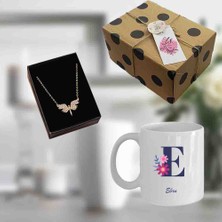 Regalo Isime Özel Kupa Melek Zirkon Taşlı Kolye
