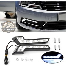 STS Oto Aksesuar Mercedes Tip Üniversal Gündüz Ledi 6 Ledli Drl Gündüz LED