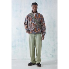 Sizefash Peluş Sweatshirt Kahverengi