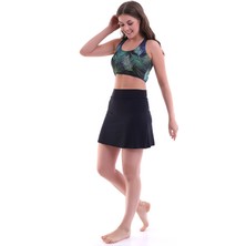 Aykum Şort Etekli Badi Bikini Takımı
