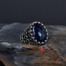 Takı925 Zirkon Taşlı Damla Model 925 Ayar Gümüş Yüzük