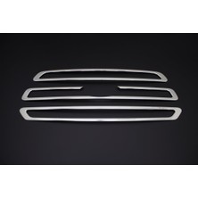 Ön Panjur Krom Aksesuar 3 Parça (Transit Van 2014 > < 2019 Model Için Uyumlu)