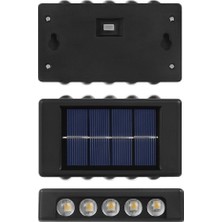 Adm Store 3 Adet Dekoratif Duvara Monteli Gün Işığı Solar Enerjili Aplik LED 6 Ledli