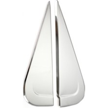 Kelebek Cam Yeri Krom Aksesuar 2 Parça (Duster Suv 2010 > < 2017 Model Için Uyumlu)