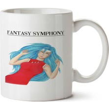 Masculina - Fantasy Symphony Iki Tarafı Baskılı Kupa Bardak