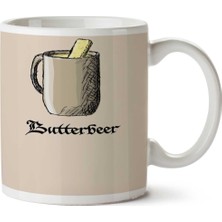 Butterbeer Kaymak Birası Iki Tarafı Baskılı Kupa Bardak