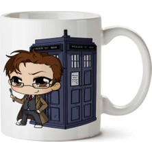 Doctor Who Tardis Iki Tarafı Baskılı Kupa Bardak