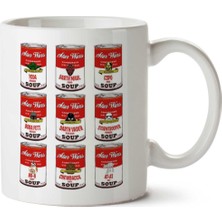 Star Wars Campbells Soup Collection Andy Warhol Iki Tarafı Baskılı Kupa Bardak