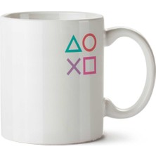 Gamer Minimalista Iki Tarafı Baskılı Kupa Bardak