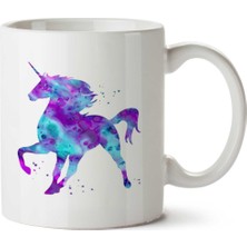 Unicorn Mythology Iki Tarafı Baskılı Kupa Bardak