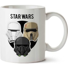 Star Wars Trooper Trio Rogue One Iki Tarafı Baskılı Kupa Bardak