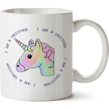 I Am A Unicorn Iki Tarafı Baskılı Kupa Bardak