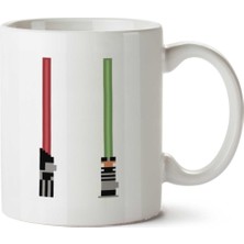 Espadas Star Wars Iki Tarafı Baskılı Kupa Bardak