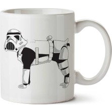 Star Wars Köpek Iki Tarafı Baskılı Kupa Bardak