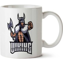 Art Hediye Viking G Iki Tarafı Baskılı Kupa Bardak