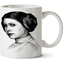 Princesa Leia Star Wars Iki Tarafı Baskılı Kupa Bardak