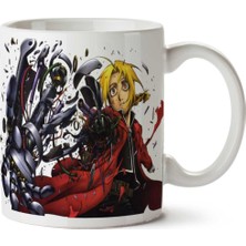 Fullmetal Alchemist Iki Tarafı Baskılı Kupa Bardak