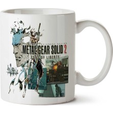 Metal Gear Solid Sons Of Liberty Iki Tarafı Baskılı Kupa Bardak