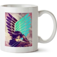 Attack On Titan 2 Iki Tarafı Baskılı Kupa Bardak