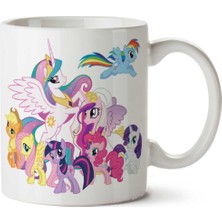 Unicorn Unicornlar Iki Tarafı Baskılı Kupa Bardak