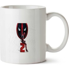 Deadpool 21 Iki Tarafı Baskılı Kupa Bardak