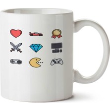 Art Hediye Blusa Gamer Iki Tarafı Baskılı Kupa Bardak