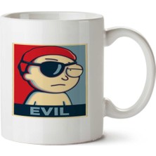 Evil Morty Iki Tarafı Baskılı Kupa Bardak